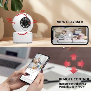 compact indoor ptz wifi smart security camera