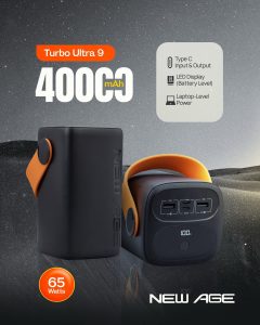 turbo ultra 9 (65w, 40000mah power bank) laptop level power