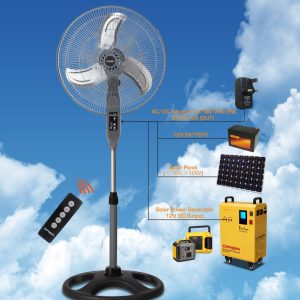 18” dc standing fan qsf 18r metal ac/dc